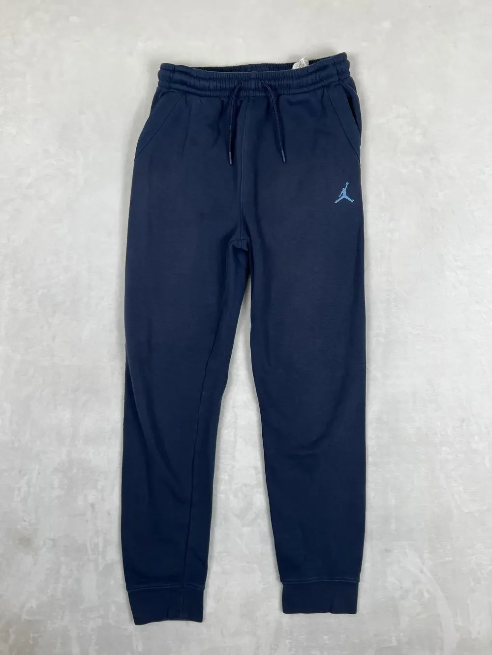 Jordan Sweatpants Youth XL Blue Fleece Joggers Jumpman 23 Graphic Basketball